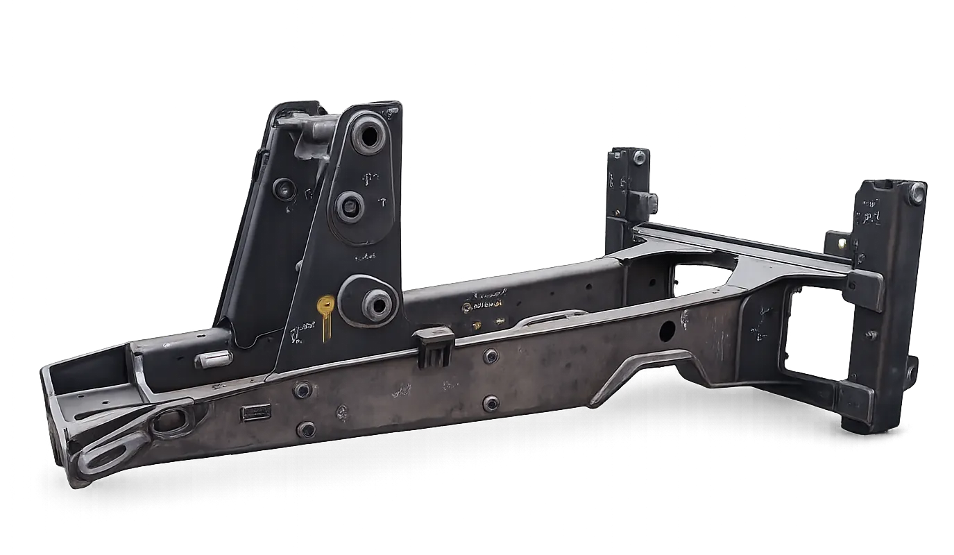 Backhoe Loader Chassis Frame